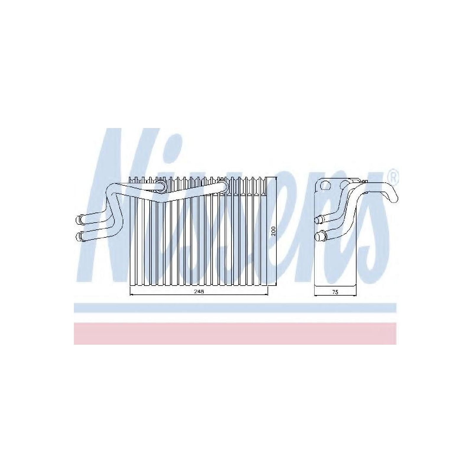 Evaporador, Aire Acondicionado Nissens 92215-image