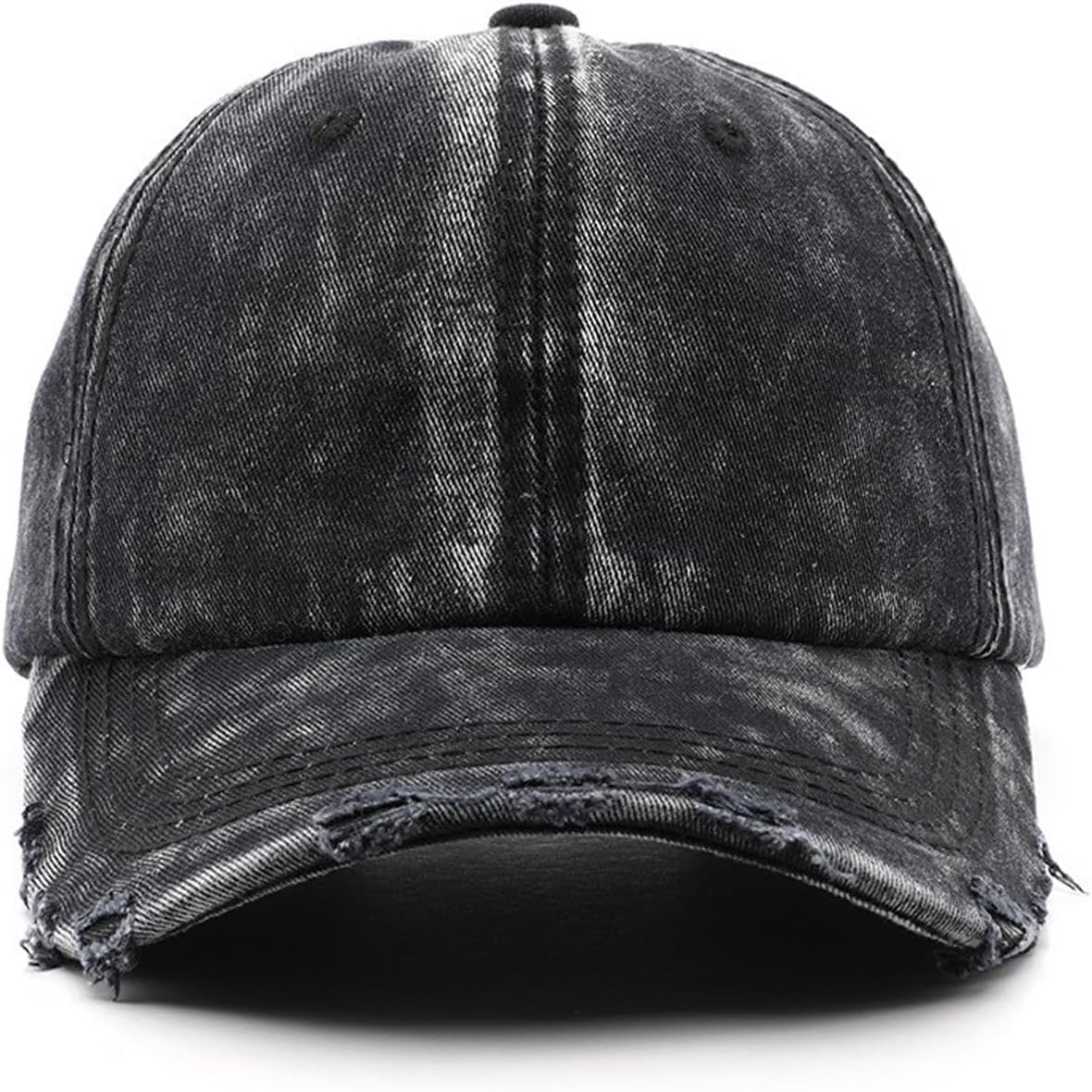 Classic Washed Distressed Vintage Baseball Cap Unconstructed Soft Cotton Denim Dad Hat for Men Women - Image 4