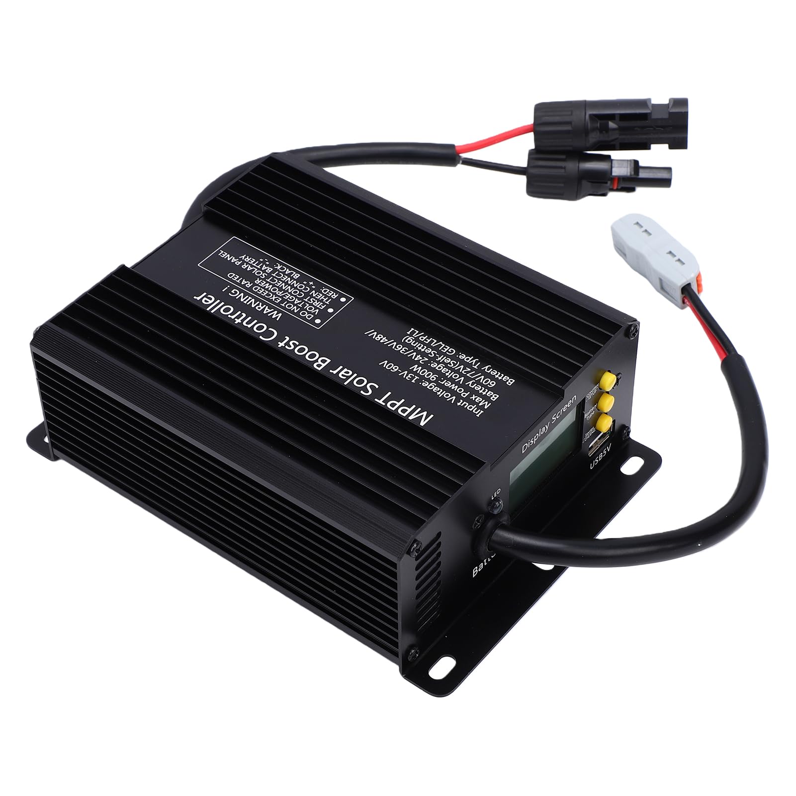 Cargador Solar MPPT Inteligente Controlador de Carga Solar de Alta Eficiencia para Vehículos Recreativos Solares y Sistemas Almacenamiento Doméstico (900w)