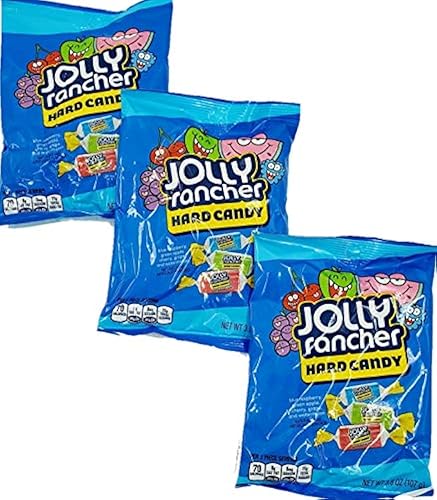 Jolly Rancher Caramelo duro en sabores originales (paquete de 3.8 onzas) (paquete de 3)