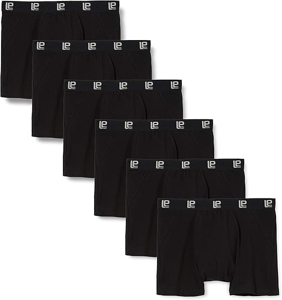 Tallas M y X 6 bóxers Lower East 95% algodón