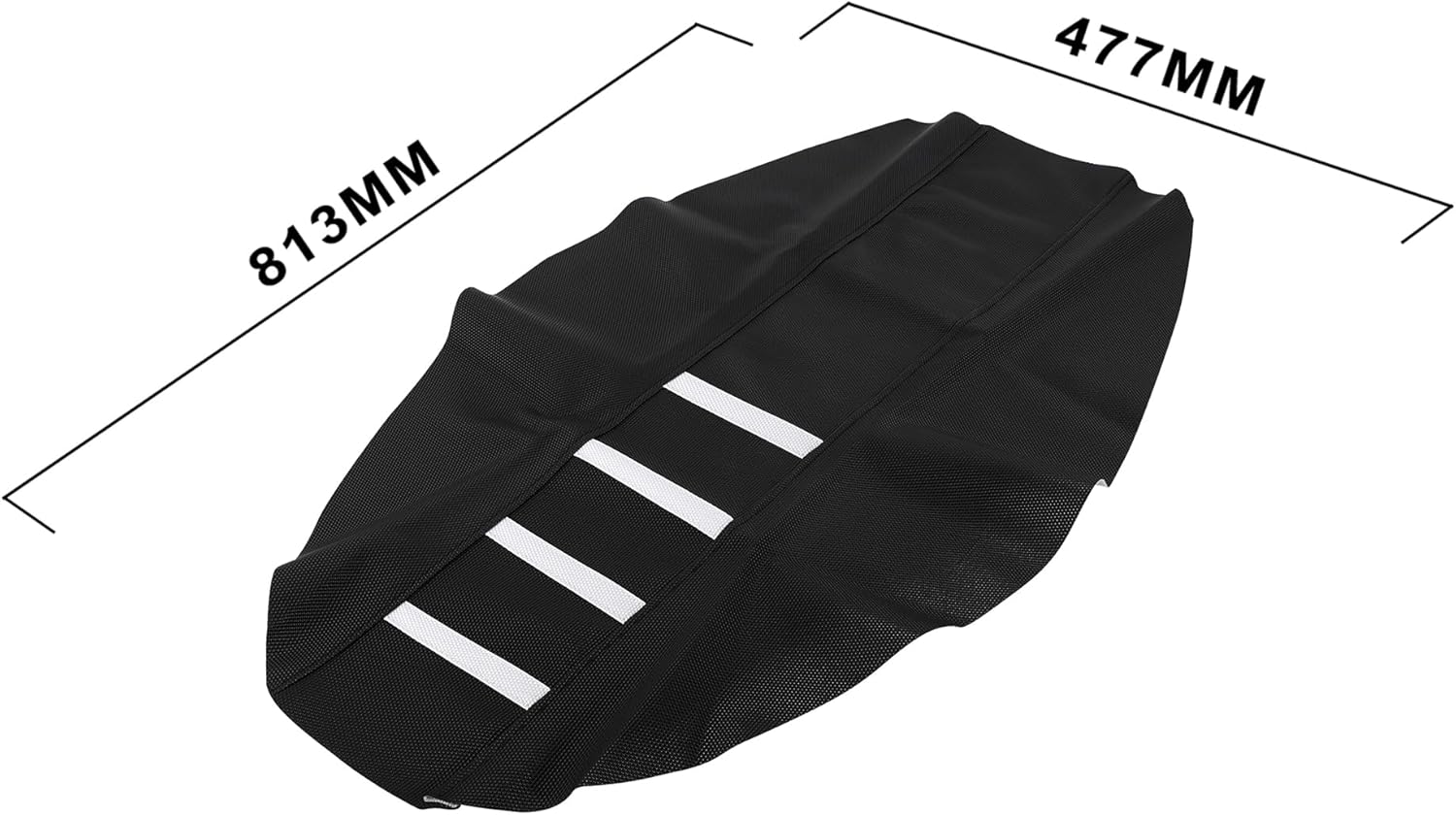 Seat Cover for Yozma IN10,White Stripe Non-Slip Motorcycle Cushion Cover for Electric Dirt Bike Ebike Yozma in 10-White