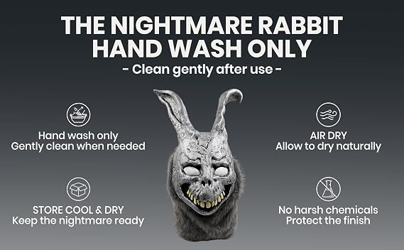 Frank Evil Bunny Rabbit Latex Mask Movie Replica Costume Mask for Teens & Adults