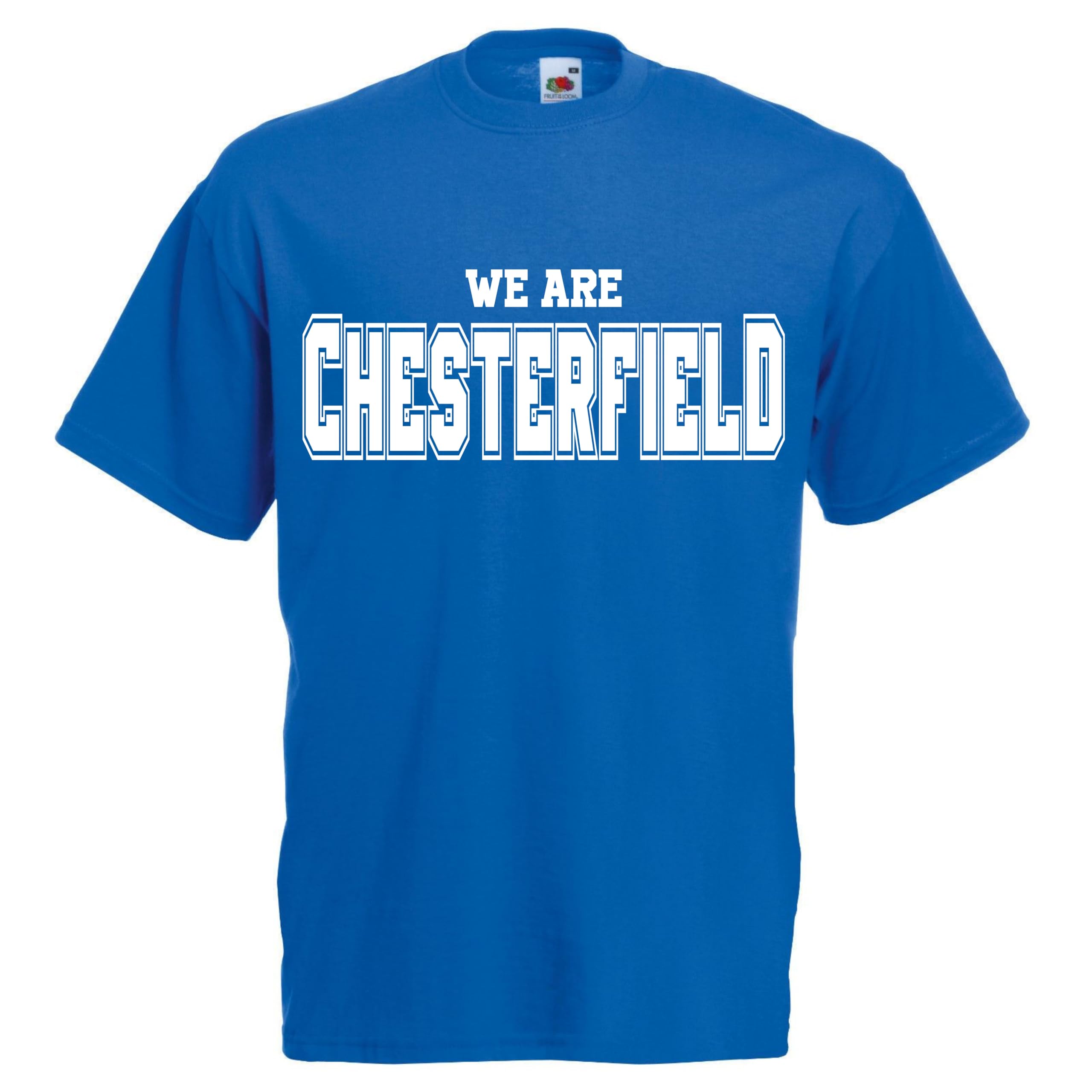 We are Chesterfield Tshirt top Football Gift Premium Clothing Blue
