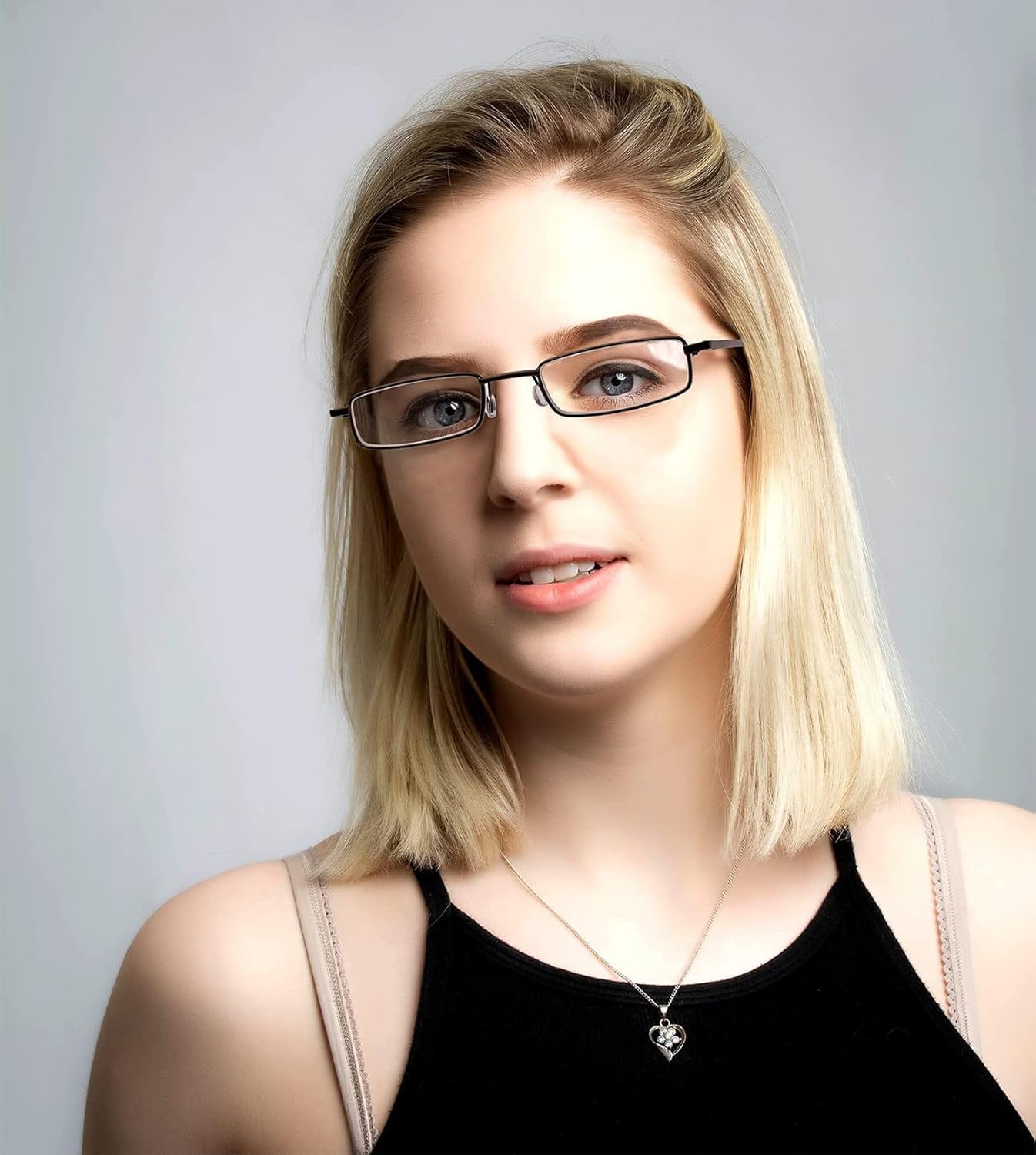 Slim Pocket Reading Glasses Men Women, Compact Readers Super Clear Lens, Spring Hinge Metal Frame Eyeglasses - Image 7