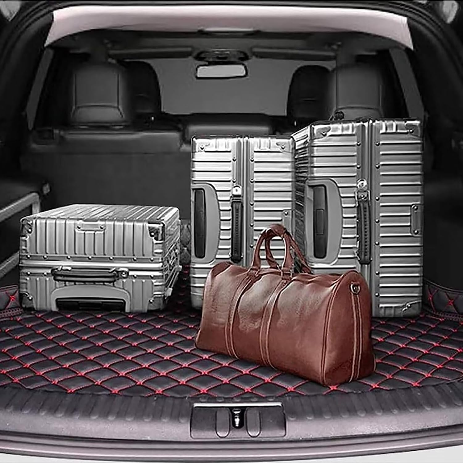 カスタム 車の トランクマット に適用 トヨタ アクア 2011年12月～2021年6月ラゲッジマット XPEレザー素材 トランクマ