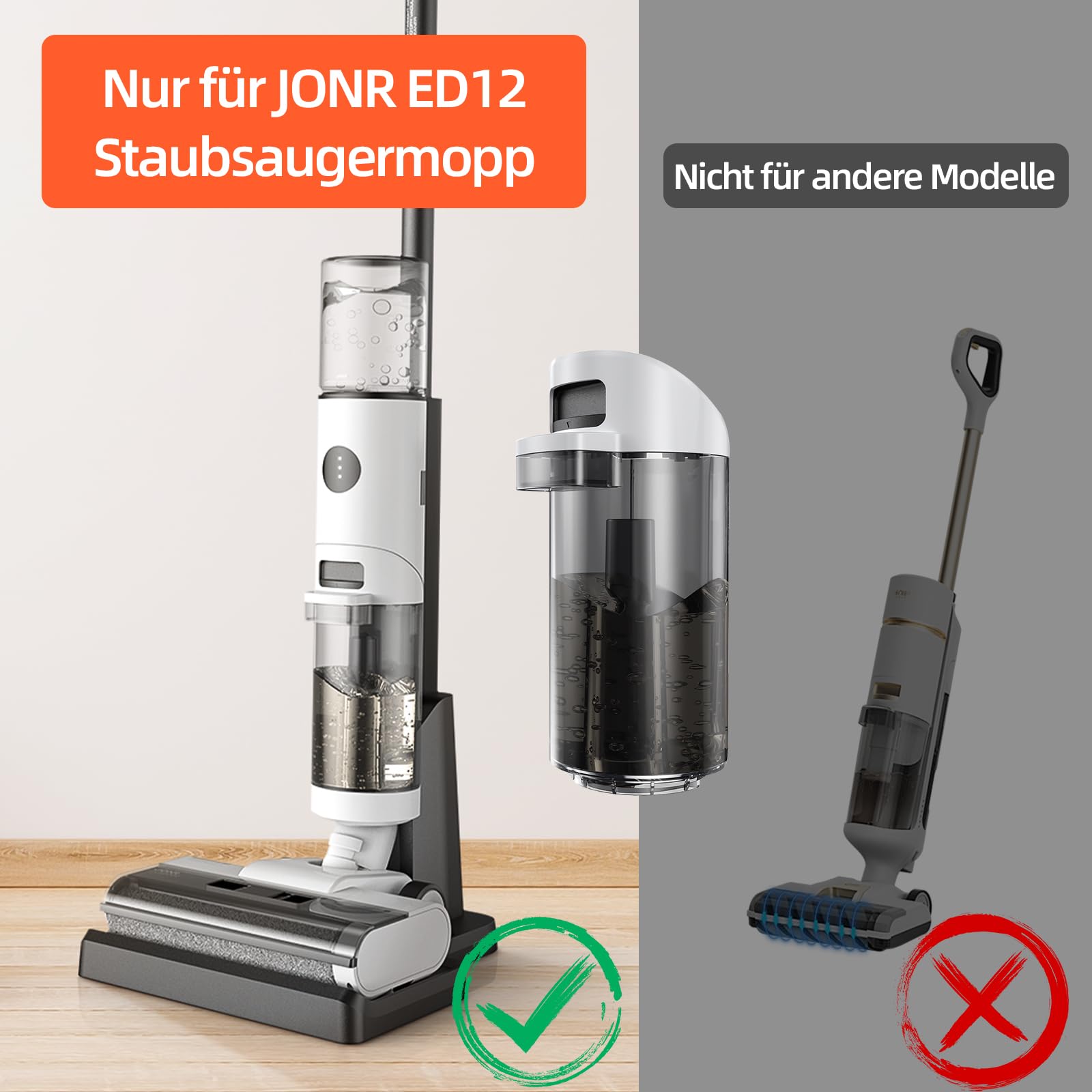 Réservoir D'eau Douce Pour Aspirateur Eau Et Poussière JONR ED12