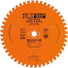CMT 226.048.08 Industrial Dry Cut Steel Saw Blade, 8-8-1/4-Inch x 48 Teeth TCG Grind with 5/8-Inch<> Bore