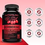 Nutratology® Berberine Supplement | Canadian-Made | Max Potency 500MG Per Capsule - Supports Glucose Metabolism & Healthy Blood Sugar Levels Through Efficient Metabolism Of Sugar & Fats - 120 Capsules
