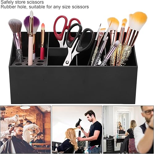 Miniatura 4 de Soporte de tijeras para salón de belleza, soporte para herramientas de peluquero, soporte para tijeras de corte de pelo para peluquería o uso