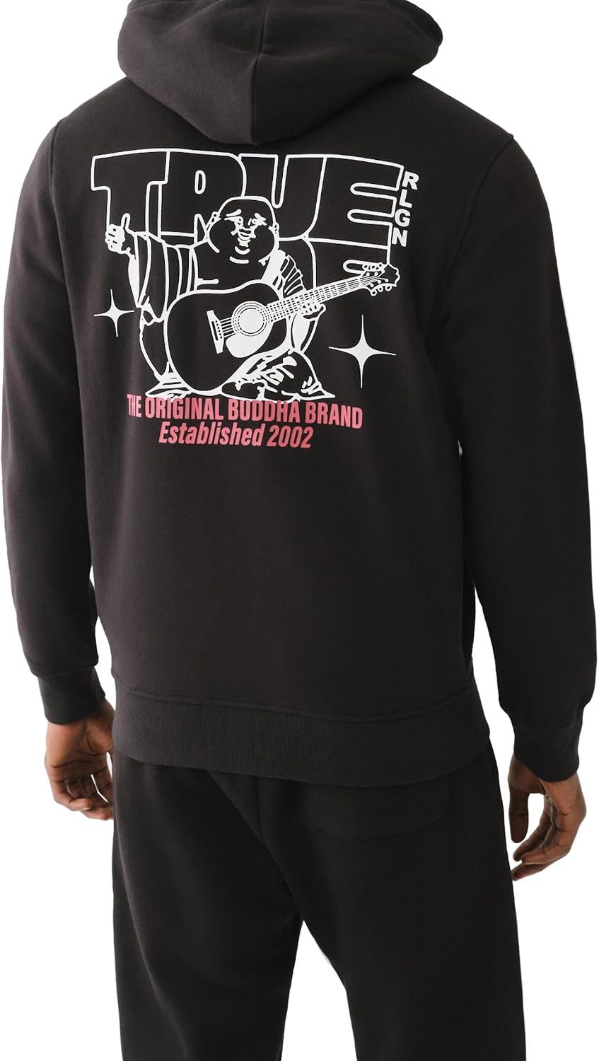 True Religion Men's Buddha Star Zip Hoodie