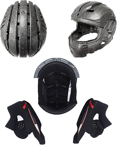Miniatura 4 de Casco de motocicleta Aldult de cara completa de fibra de carbono, casco de motocicleta de calle aprobado por DOT, para hombres y mujeres, casco de