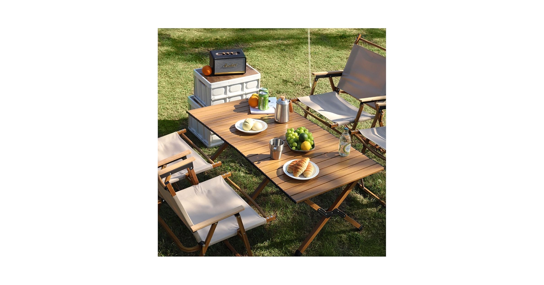 Amazon.co.jp: アウトドア テーブルチェアセット キャンプ