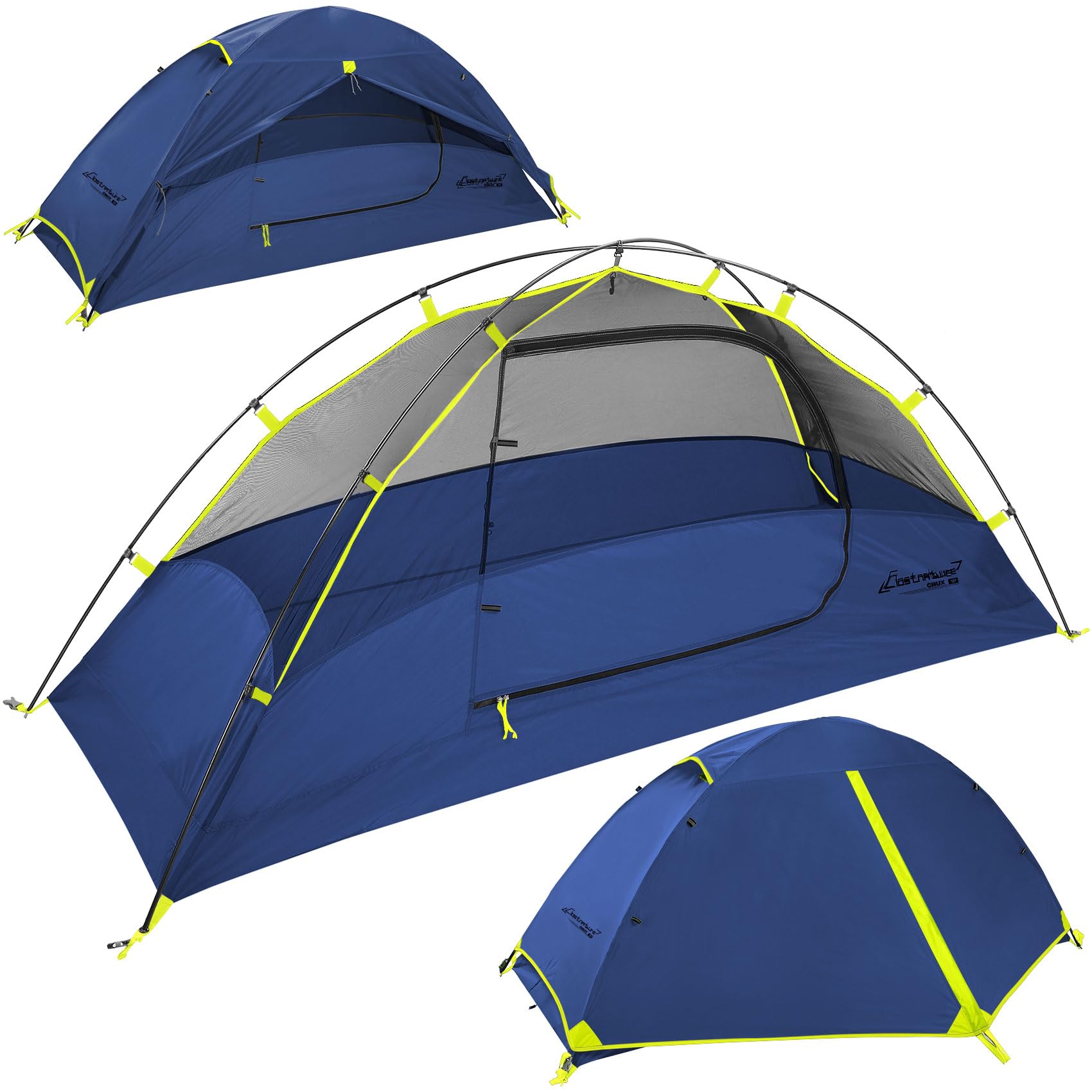 Clostnature Camping Zelt 1 Person, Wasserdichtes Leichtes Campingzelt