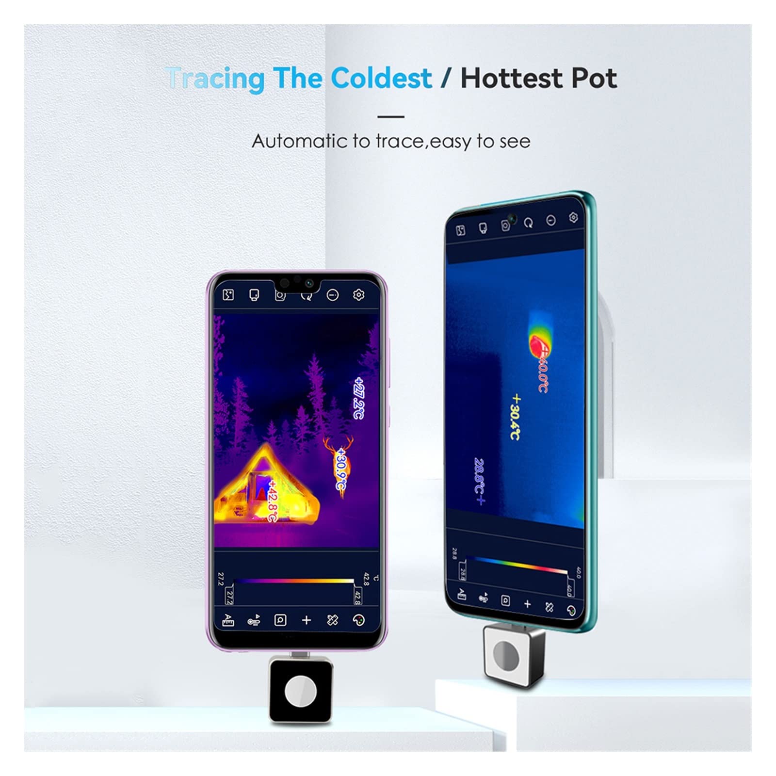 Kamera termowizyjna, Kamera termowizyjna na podczerwień Mini kamera 160 * 120 rozdzielczość 25Hz(NF-586)