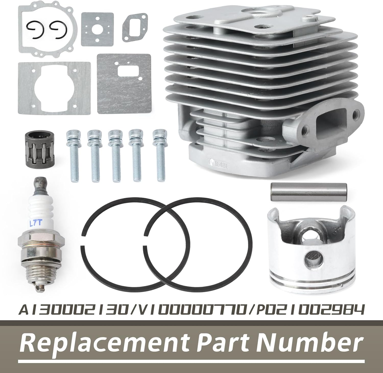 A130002130 Cylinder Piston Kit Compatible with Echo Backpack Blower PB-770 PB-770H PB-770T, Replace V100000770 P021002984