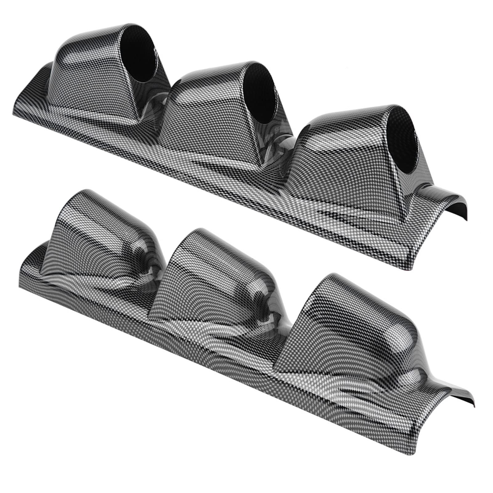 aqxreight - Pod per Manometro 52 Mm, Supporto per Calibro a Staffa con Supporto per Misuratore Universale per Sport per Impieghi Gravosi(3 fori)