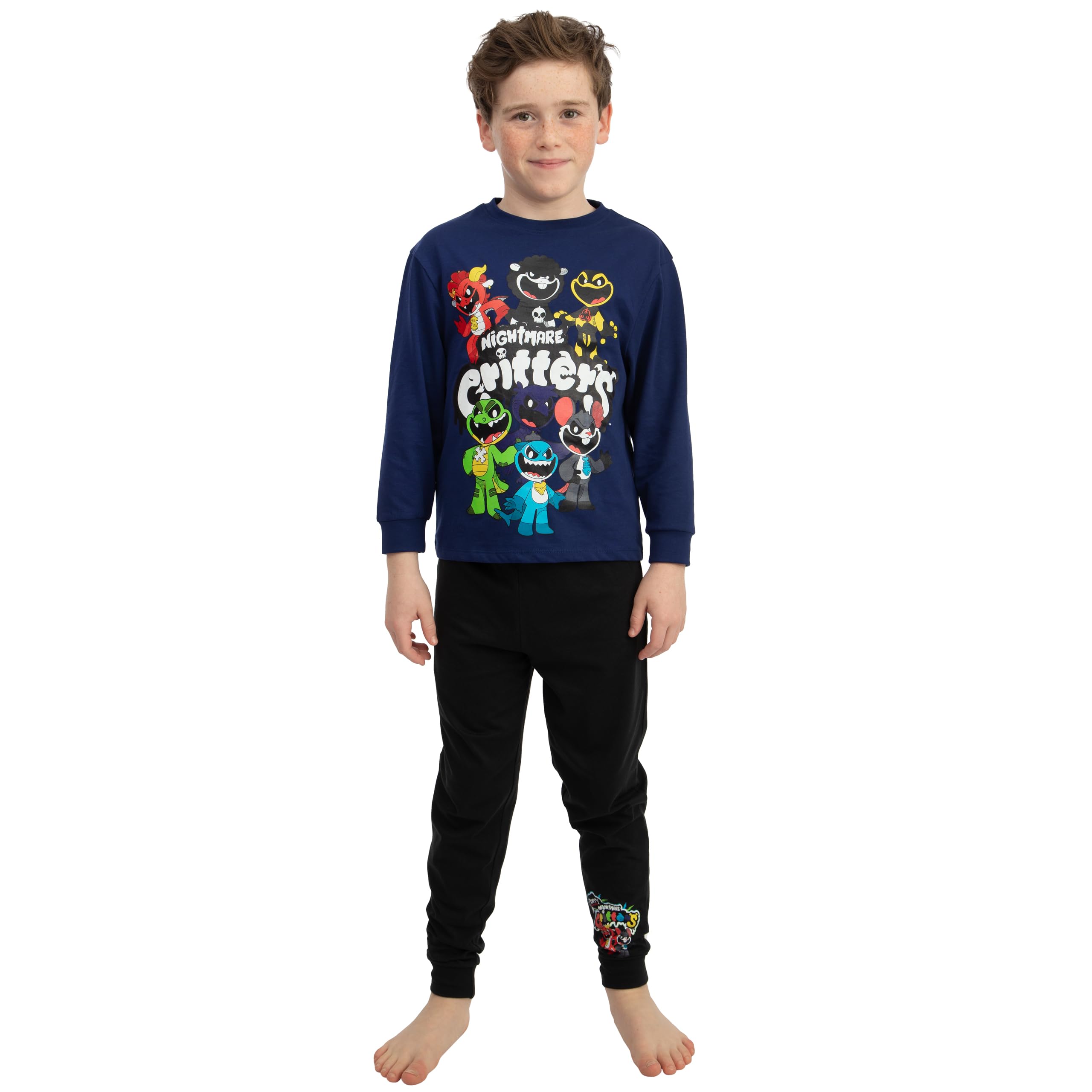 Poppy Playtime Pigiama Bambino, Pigiama Ragazzo Invernale Nightmare Critters, Set Pigiami Ragazzo da Gamer
