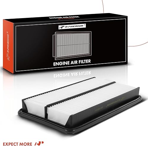 Miniatura 8 de A-Premium Filtro de aire de motor compatible con modelos Acura y Honda - MDX 2007-2009, Odyssey 2005-2010, Pilot 2009-2015 - Motor V6 - Panel rígido