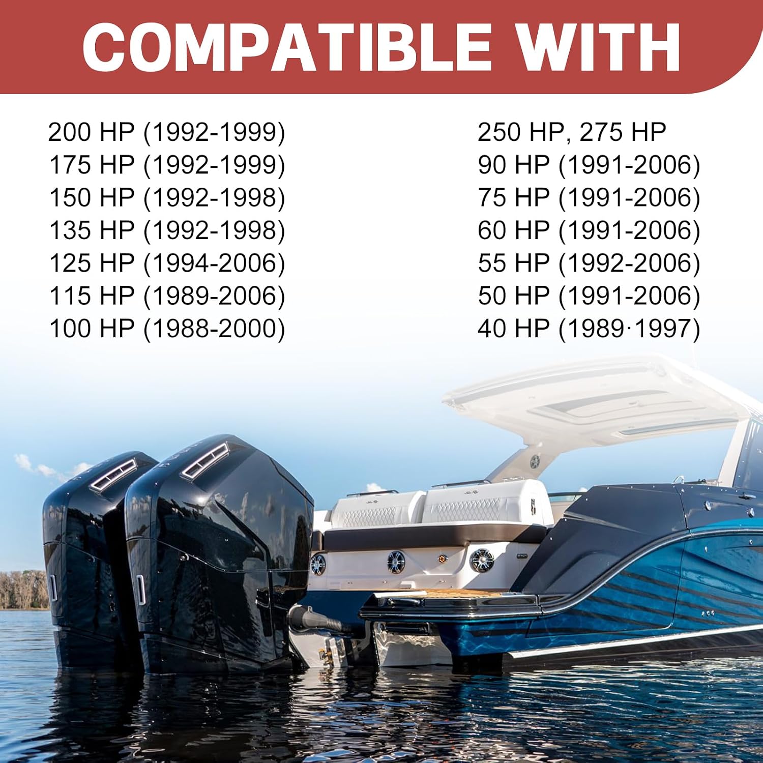 Regulator Rectifier Voltage Fits For 40 50 55 60 75 90 100 115 125 135 150 175 200 250 275 HP Outboard Voltage Regulator 6 Wire Automatic Transom Mount 883072T 815279T