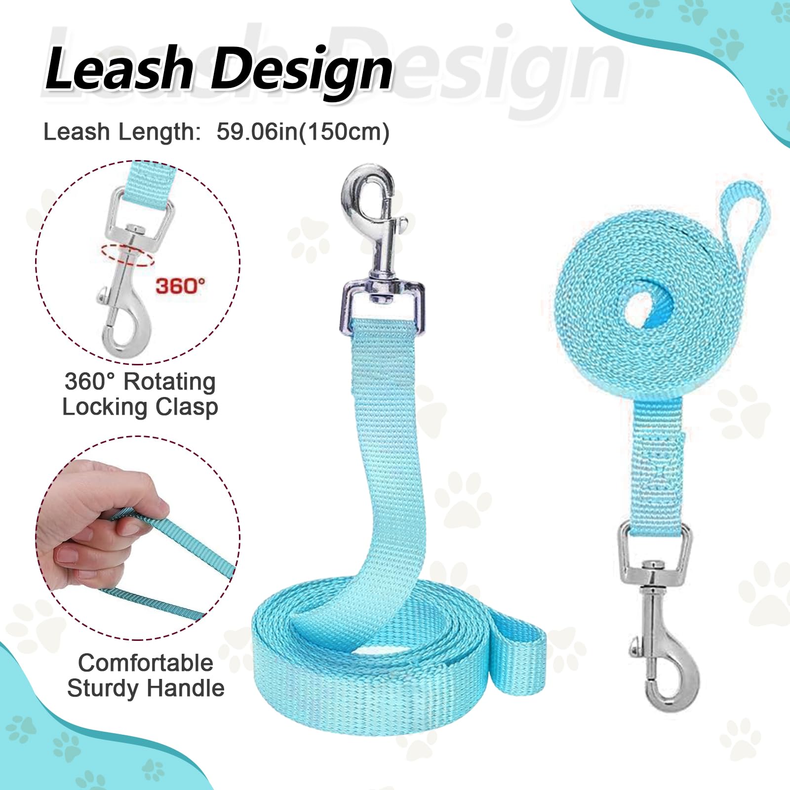 Ledeak No Pull Harness for Dogs Breathable Mesh Step in Dog Harness, Adjustable Dog Harnesses - Image 4