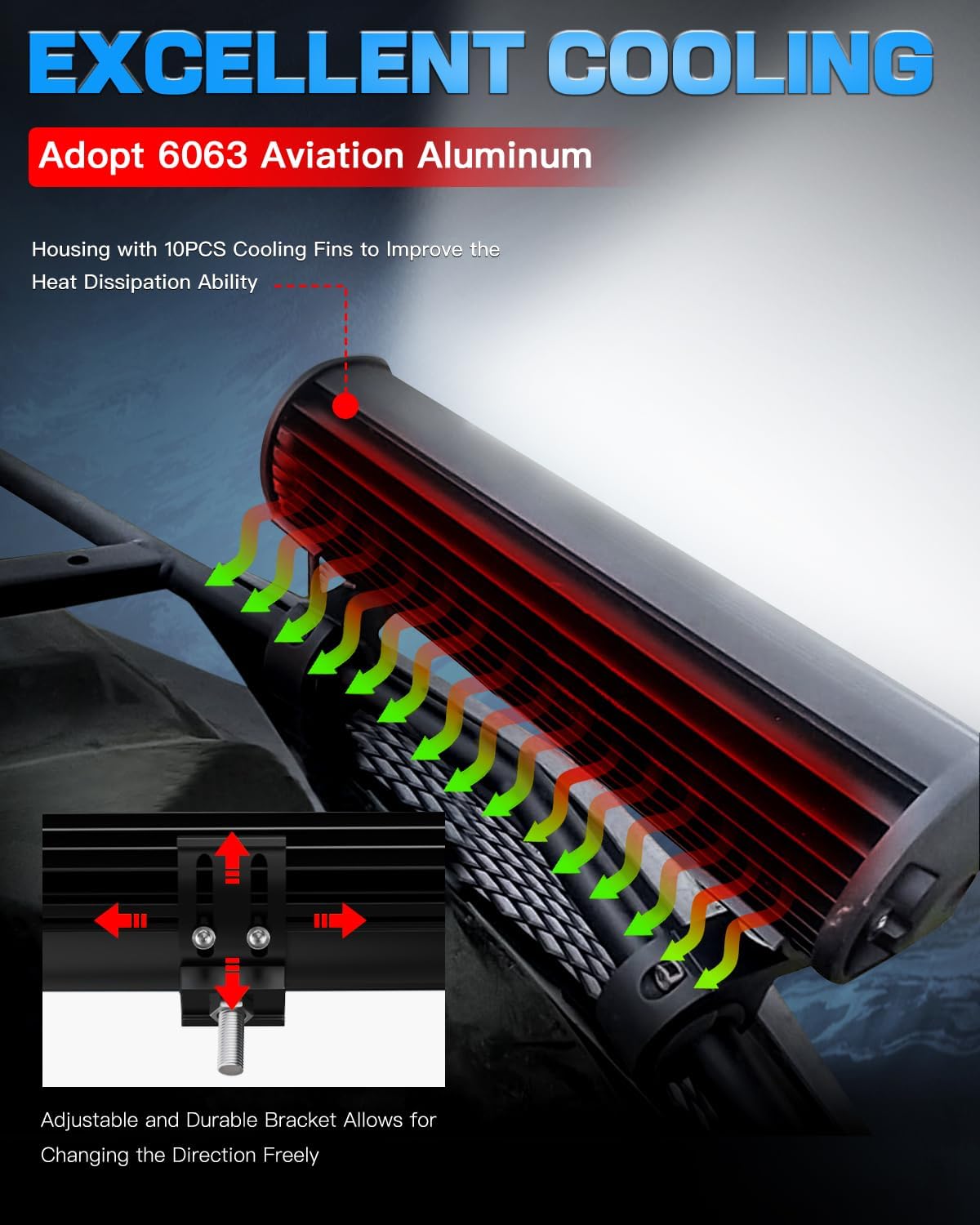 12 Inch LED Light Bar Kit Spot Flood Combo Amber White Strobe 6Modes Dual Color Off-Road Driving Lights for Truck UTV ATV SUV Pickup Car Cabin Boat with Switch 16AWG 1Lead Wiring Harness Kit
