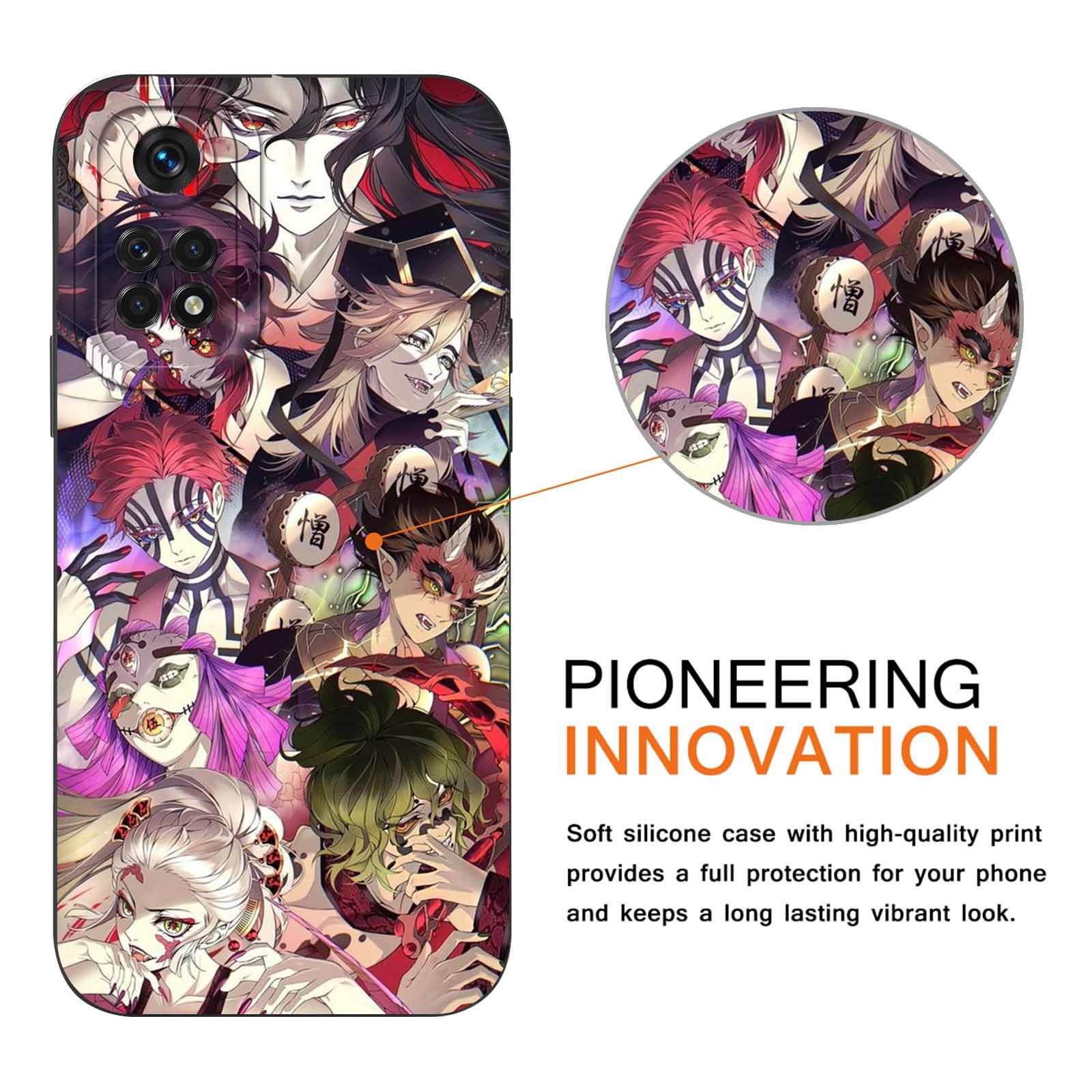Coole Handyhülle Für Xiaomi Redmi Note 11 / 11S – Demon Slayer Nezuko Design