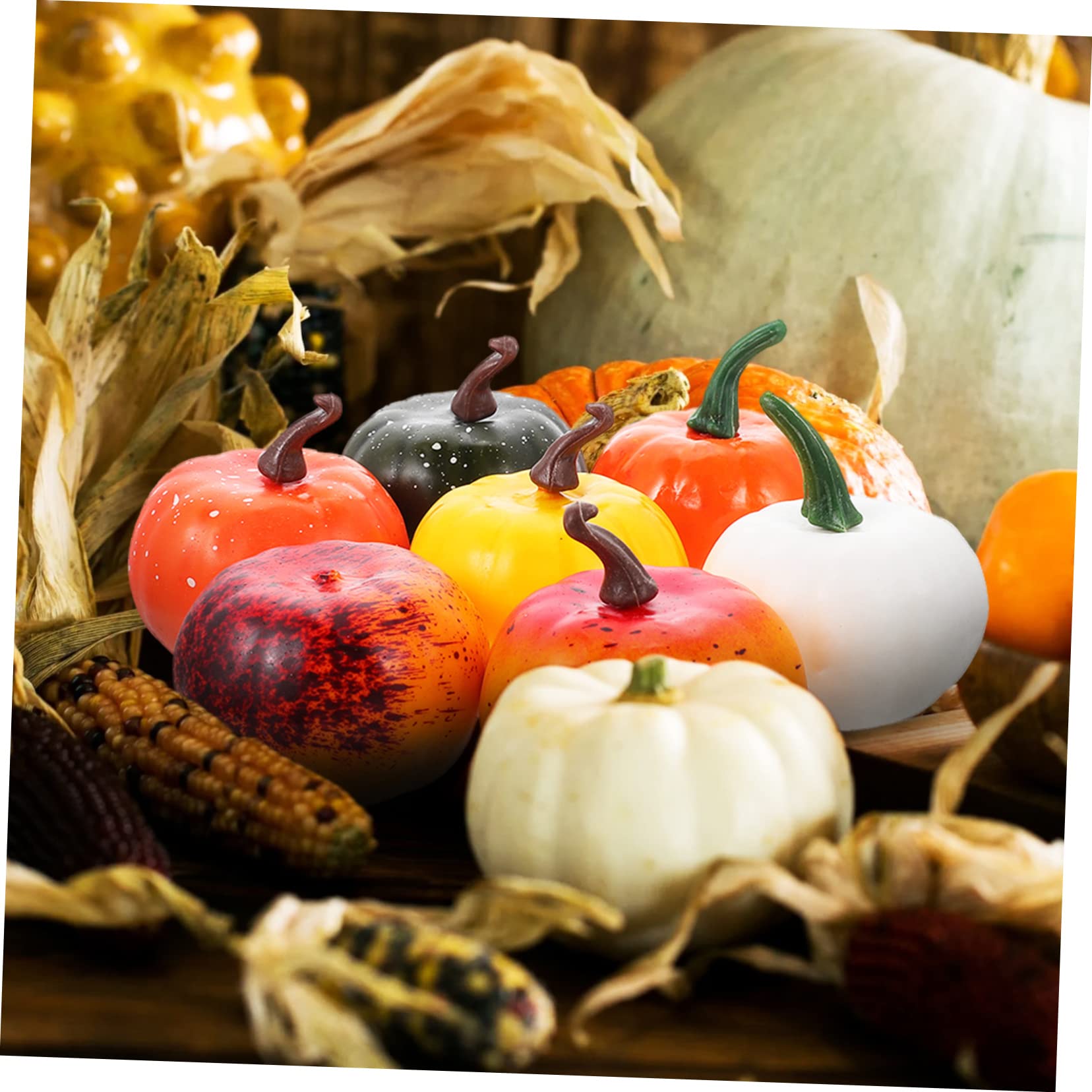 36pezzi Modelli Di Zucche Simulati Per Decorazioni Di Halloween Accessori Fotografici Per Feste Autunnali Casa Ufficio e Bar