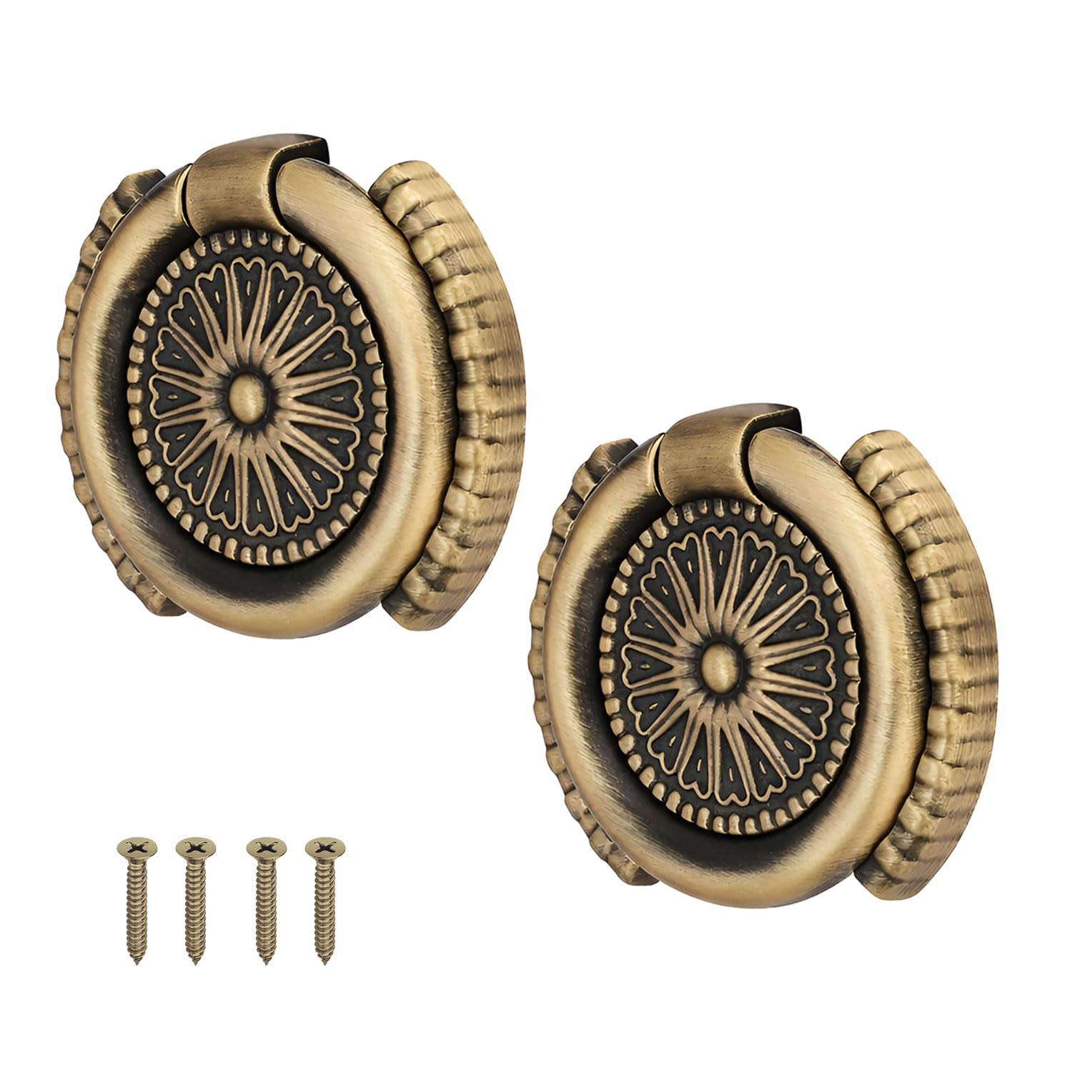 VOLO Antique Finish Cabinet Knob/Kadi – Pull Knobs for Drawers, Wardrobes & Cupboards | Ideal for Kitchen & Home | Pack of 2 (Kadi-19)-picture-17