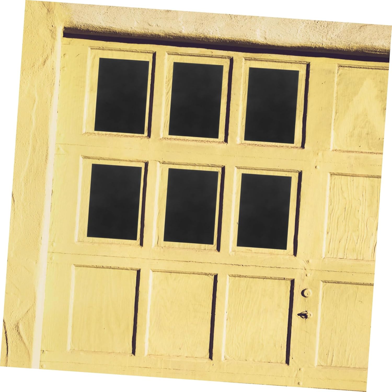 VILLCASE 16pcs Magnetic Garage Door Window Decorative Hardware Faux Window Kit for Garage Easy Install Magnets for Doors Material Privacy Enhancer Holiday Decor