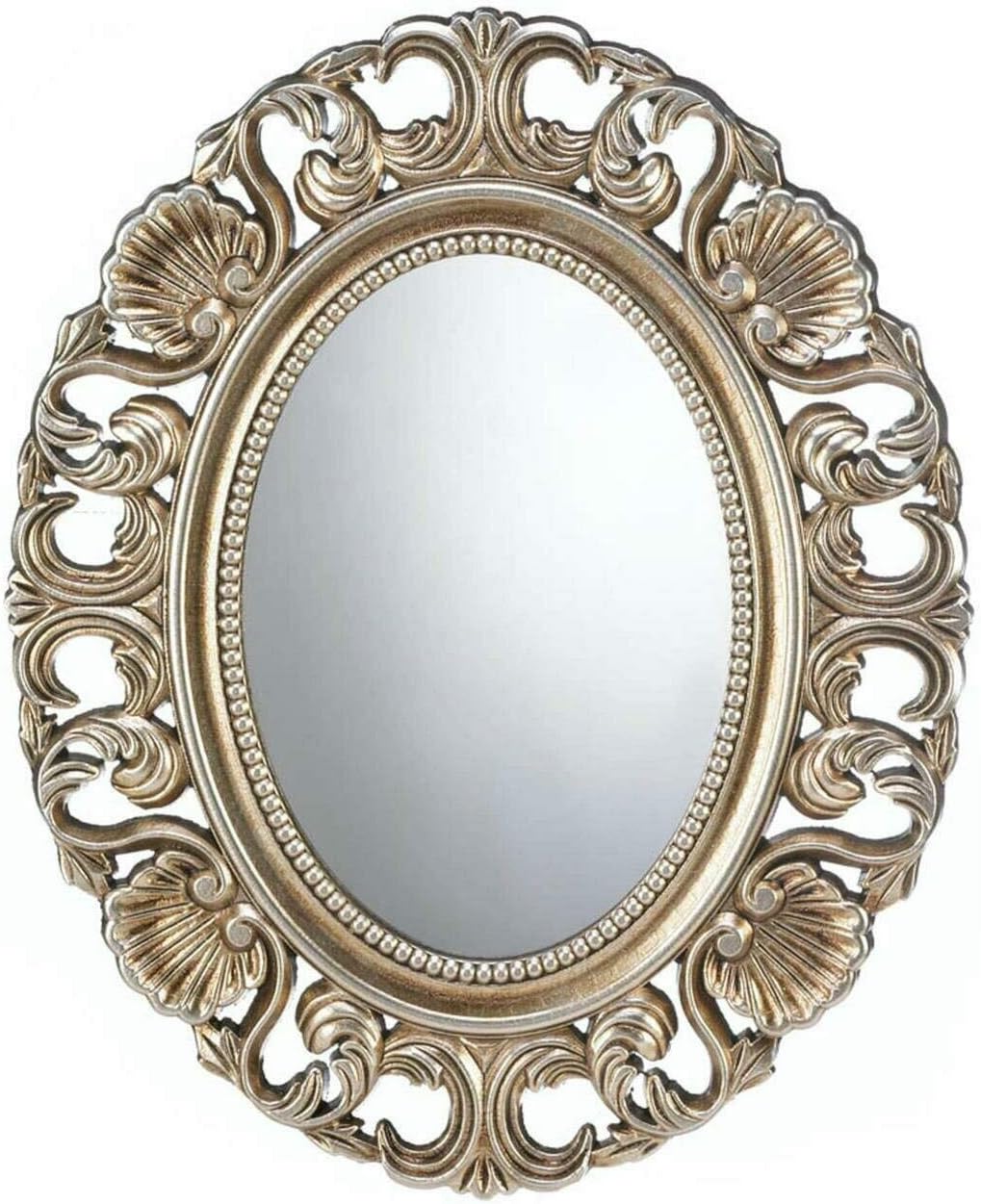 Koehler Home Decorative Gilded Oval Wall Mirror