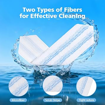 6 Mop Pads for Vileda H2PrO Spin Mop System