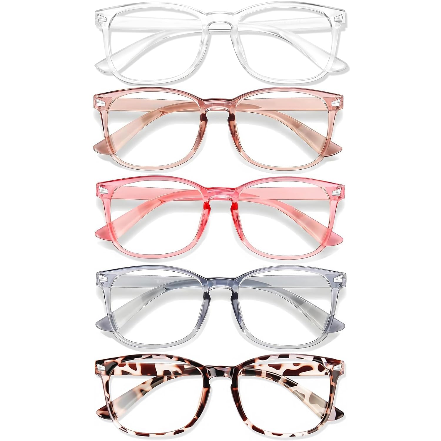 WINTOO Blue Light Glasses for Woman Men 99 Blue Light Blocking Glasses for Computer Gaming TV Phone Screen