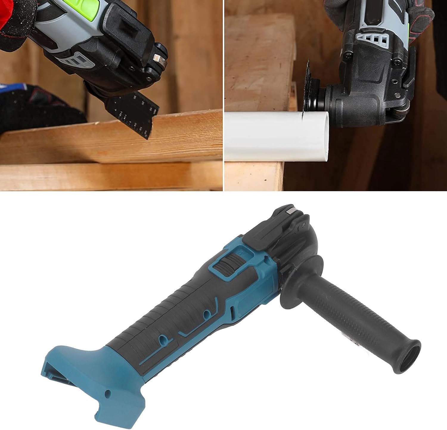 Oscillating Tool, 3° Oscillating Angle Cordless Oscillating Multi Tool, 6 Variable Speed Wood Oscillating Saw, Fast Blade Change Oscillating Saw, for Woodworking