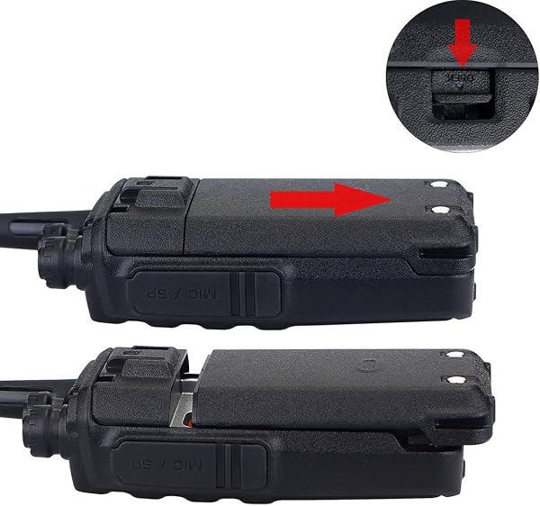Retevis RT24 Walkie Talkie, PMR446 Licenza-Libero 16 Canali CTCSS/DCS, Walkie Talkie Professionali, Ricetrasmittenti con Auricolare, per Ristoranti, Scuole, Supermercati, Hotel ecc. (Nero,5 Coppia) - 5