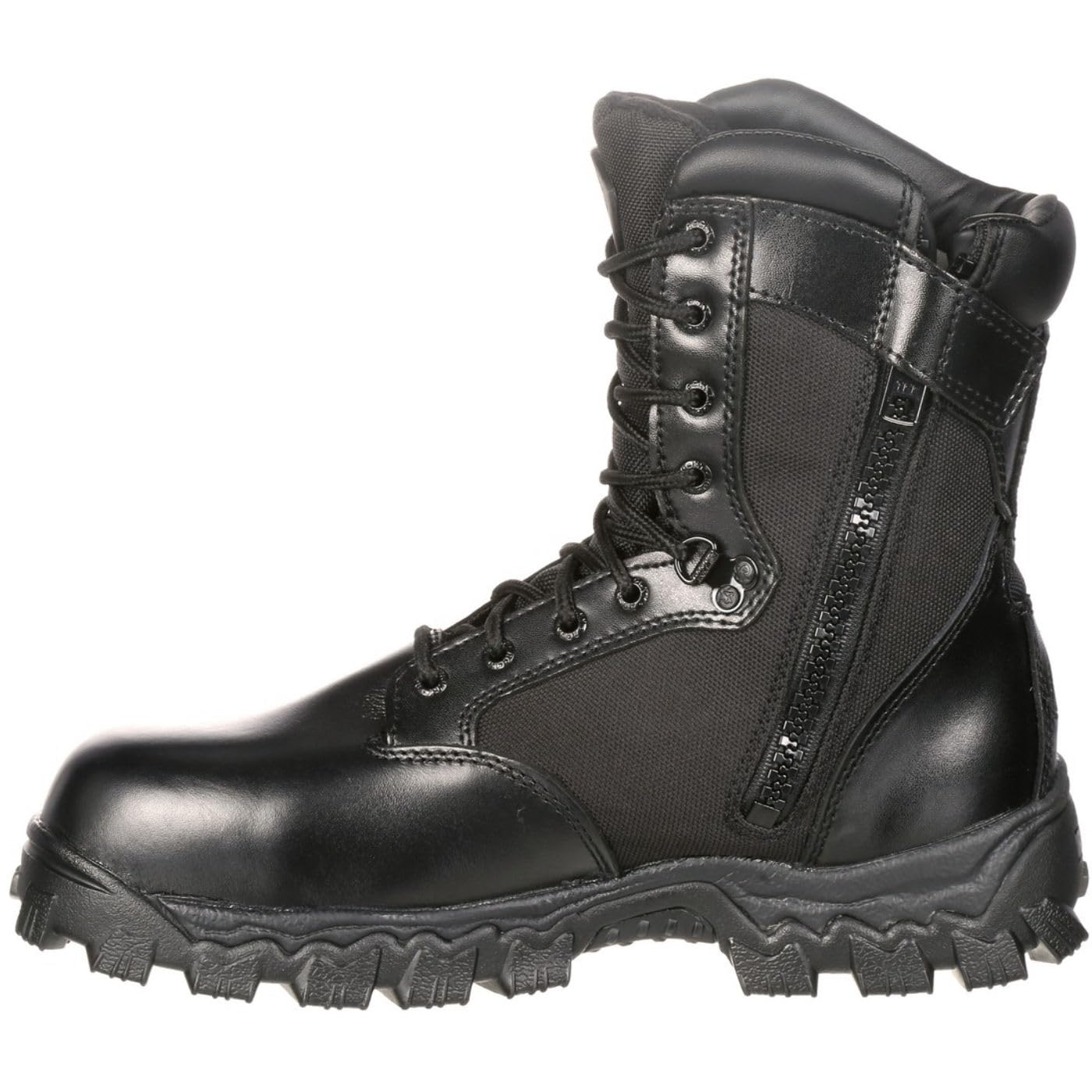 ROCKY Men's AlphaForce Zipper Composite Toe Public Service Boots