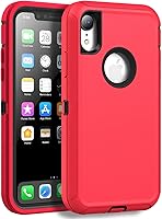 Vista 9 de MXX Compatible con iPhone XR, 3 capas súper protectoras, cuerpo resistente, resistente, a prueba de golpes y polvo, diseñada para Apple Xr funda
