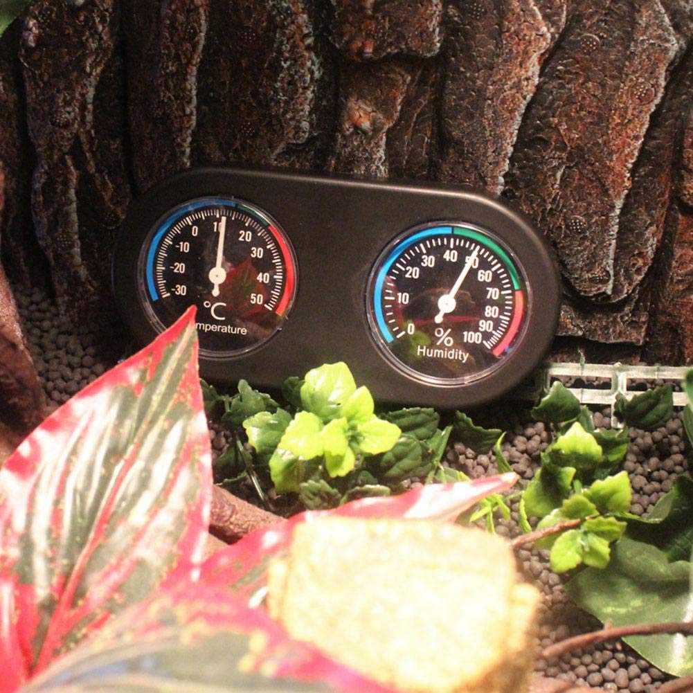 Amazon | 爬虫類用温度計 2in1 温湿度計 温度計 湿度計 小型