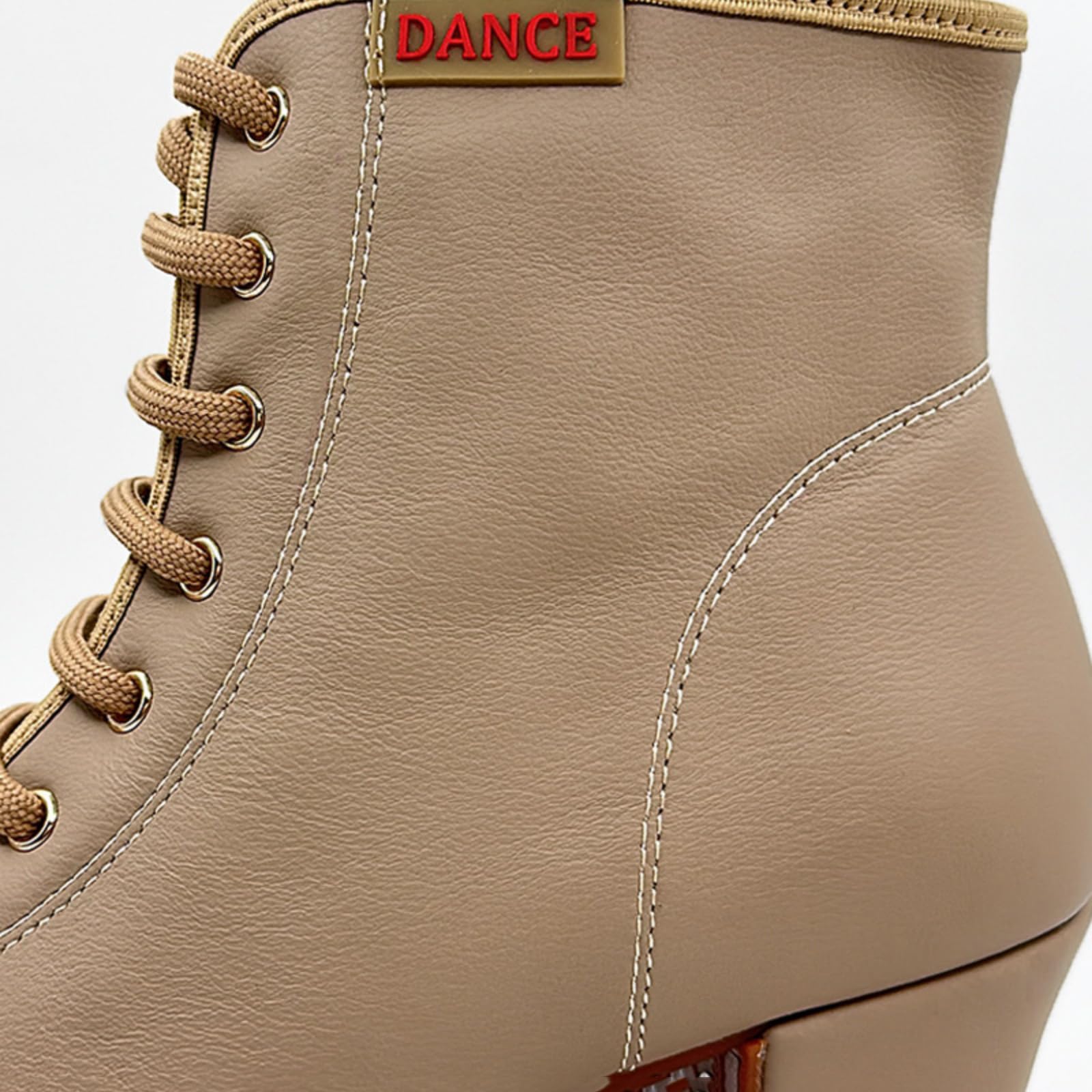 Hixingo Chaussures de Danse Grand Confort Femme Talon 5 CM, Chaussures de Danse Latine Femme Bout Fermé pour Salsa Bachata, Jazz, Latin, Standard, Rumba, Cha Cha