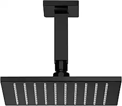 Ducha LorenQuadra Black de teto 5014 B16 Lorenzetti