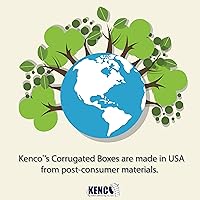 Vista 4 de Kenco Cajas de envío, cajas de cartón corrugado para correo, embalaje, mudanza, almacenamiento, fabricadas en los Estados Unidos