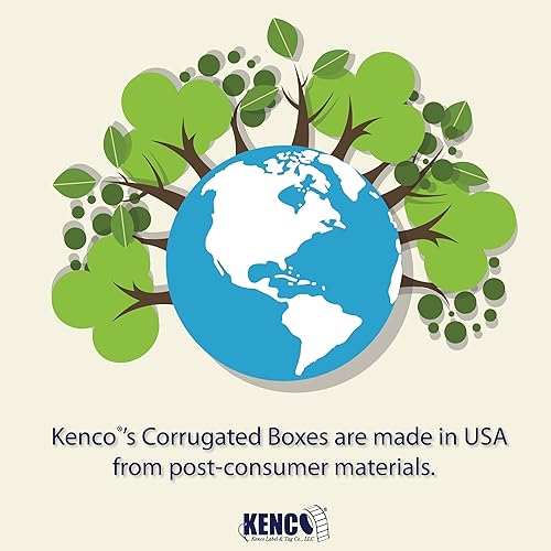 Miniatura 4 de Kenco Cajas de envío, cajas de cartón corrugado para correo, embalaje, mudanza, almacenamiento, fabricadas en los Estados Unidos (paquete de 25, 4 x