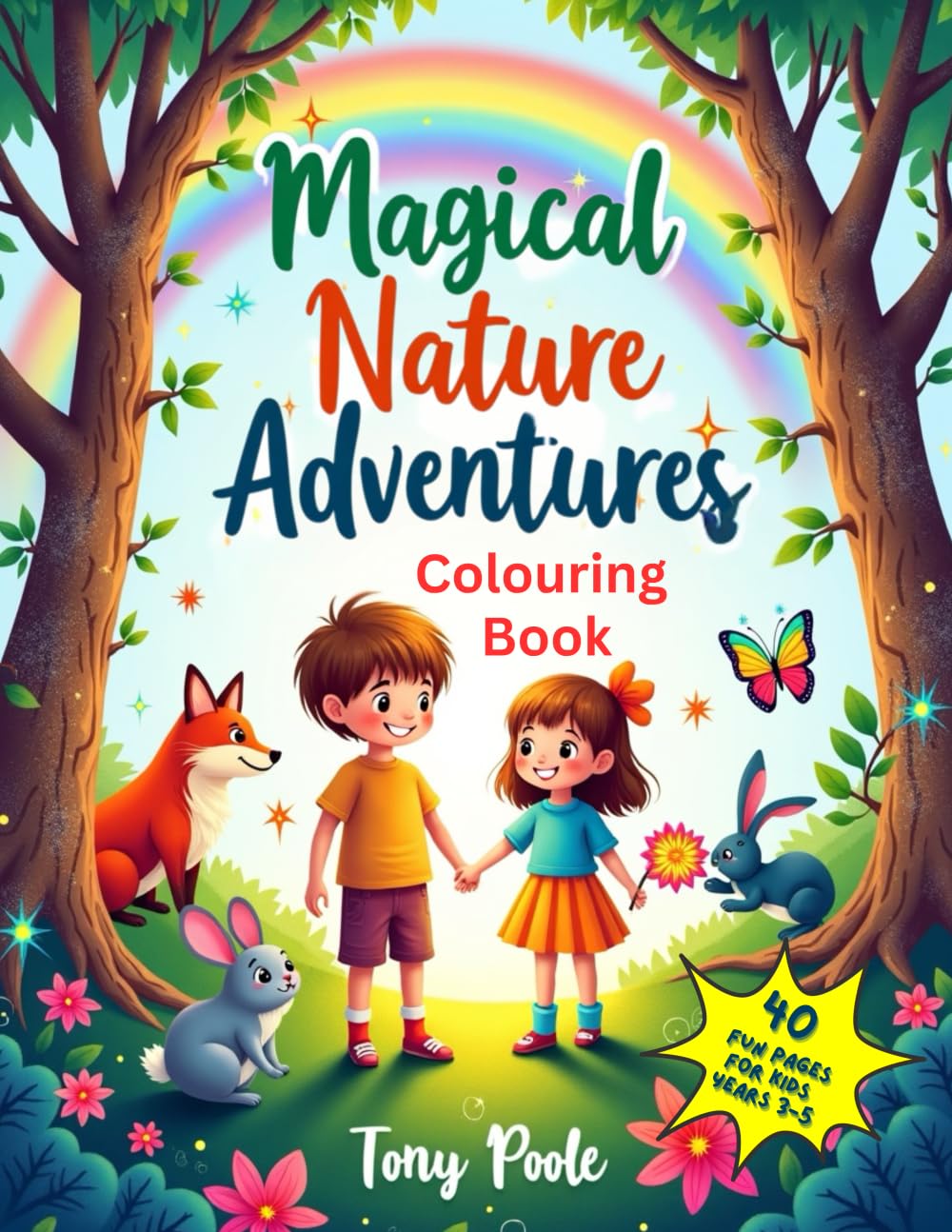Magical Nature Adventures: A Whimsical Colouring Book for Kids Ages 3-5
