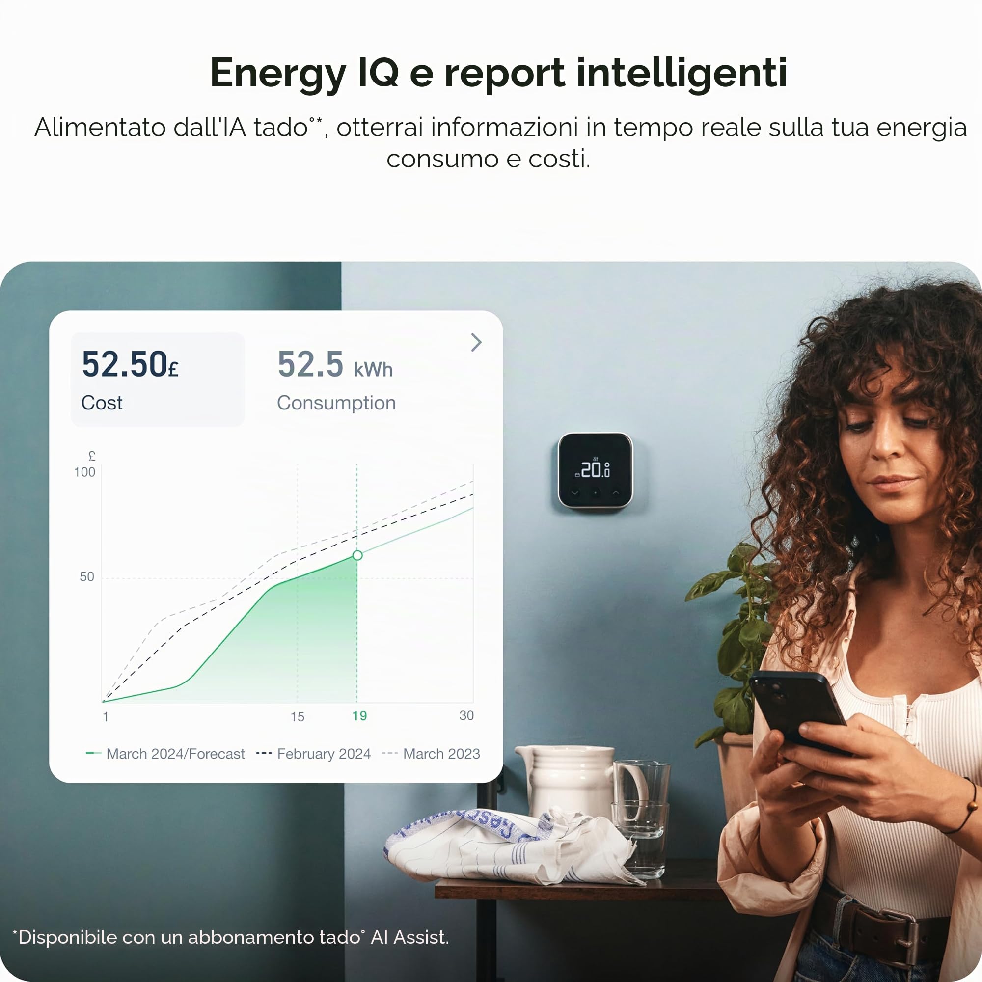 Wireless Smart Thermostat X - Starter Kit (TC) [UK] + Stand [incl. programmatore con controllo dell'acqua calda e OpenTherm]