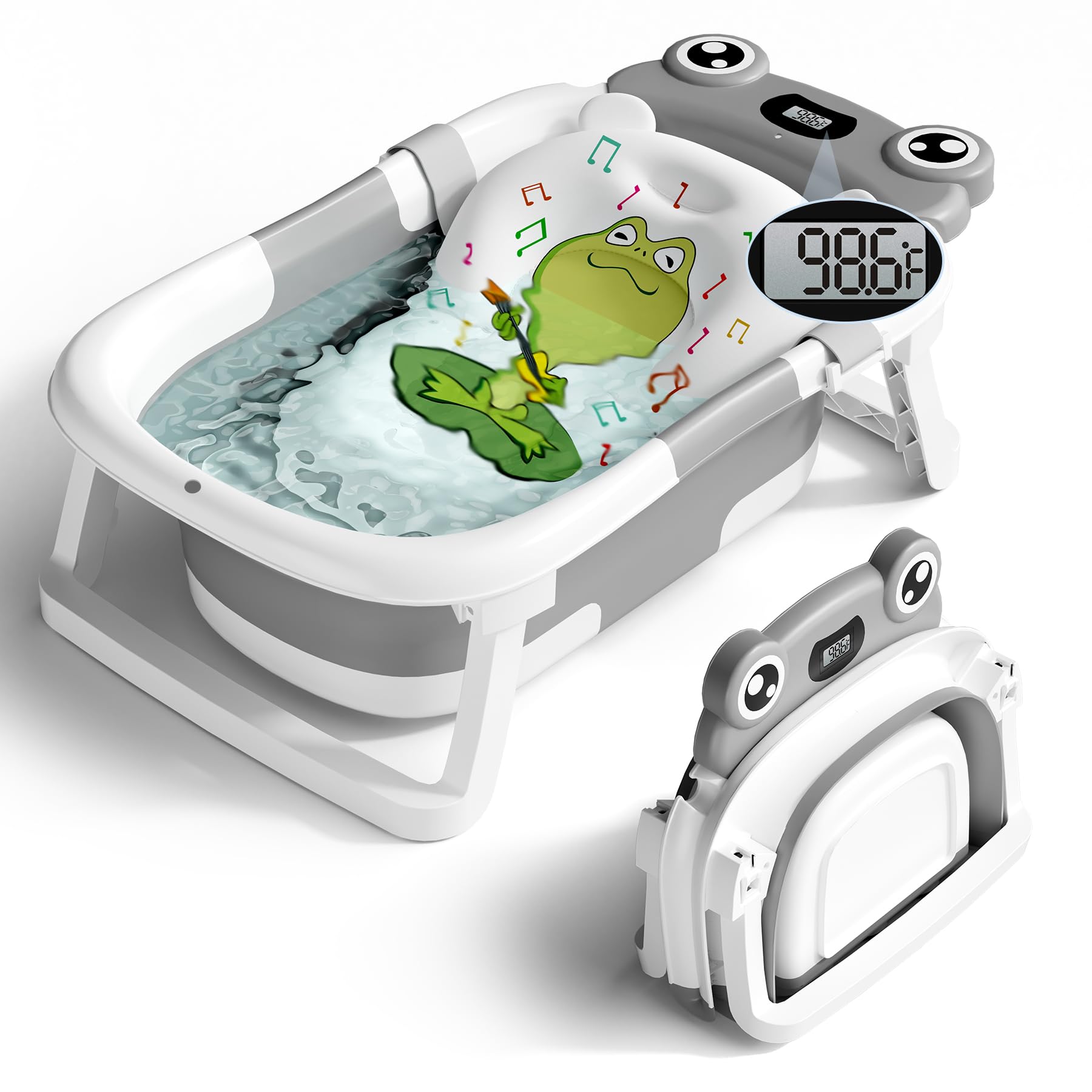 Bunwag Collapsible Baby Bathtub (Grey)