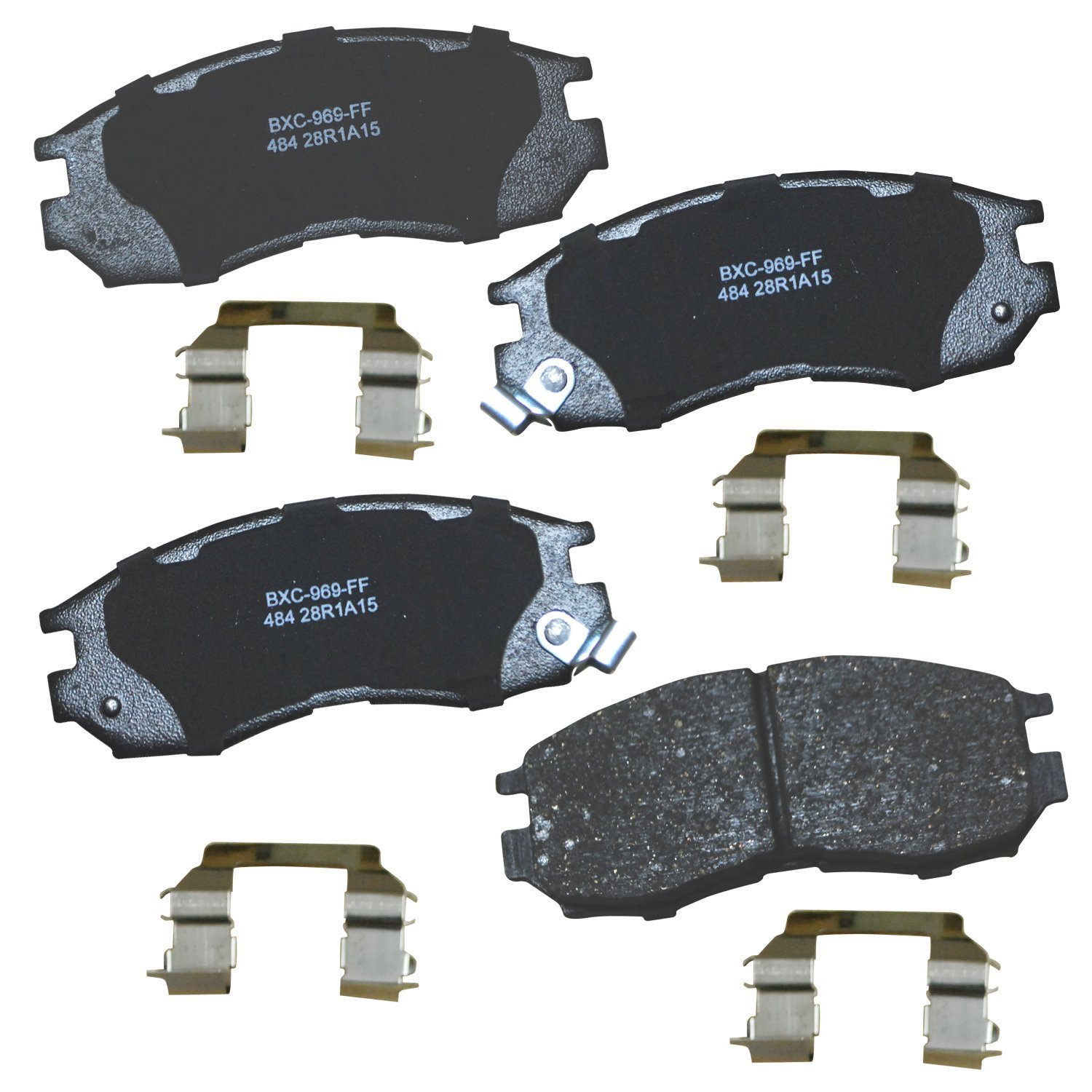 Bendix Premium SBC484 Ceramic Front Brake Pads for Select Models Chrysler Cirrus,Sebring,Dodge Avenger,Colt,Stratus,Eagle GTX,Summit,Talon,Vista,Mitsubishi Eclipse,Expo,Galant,Mirage,Plymouth Laser