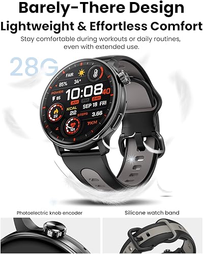 Miniatura 7 de Reloj inteligente GPS, pantalla AMOLED de 1.43 pulgadas, reloj inteligente para hombres y mujeres, rastreador de fitness, brújula de relojes