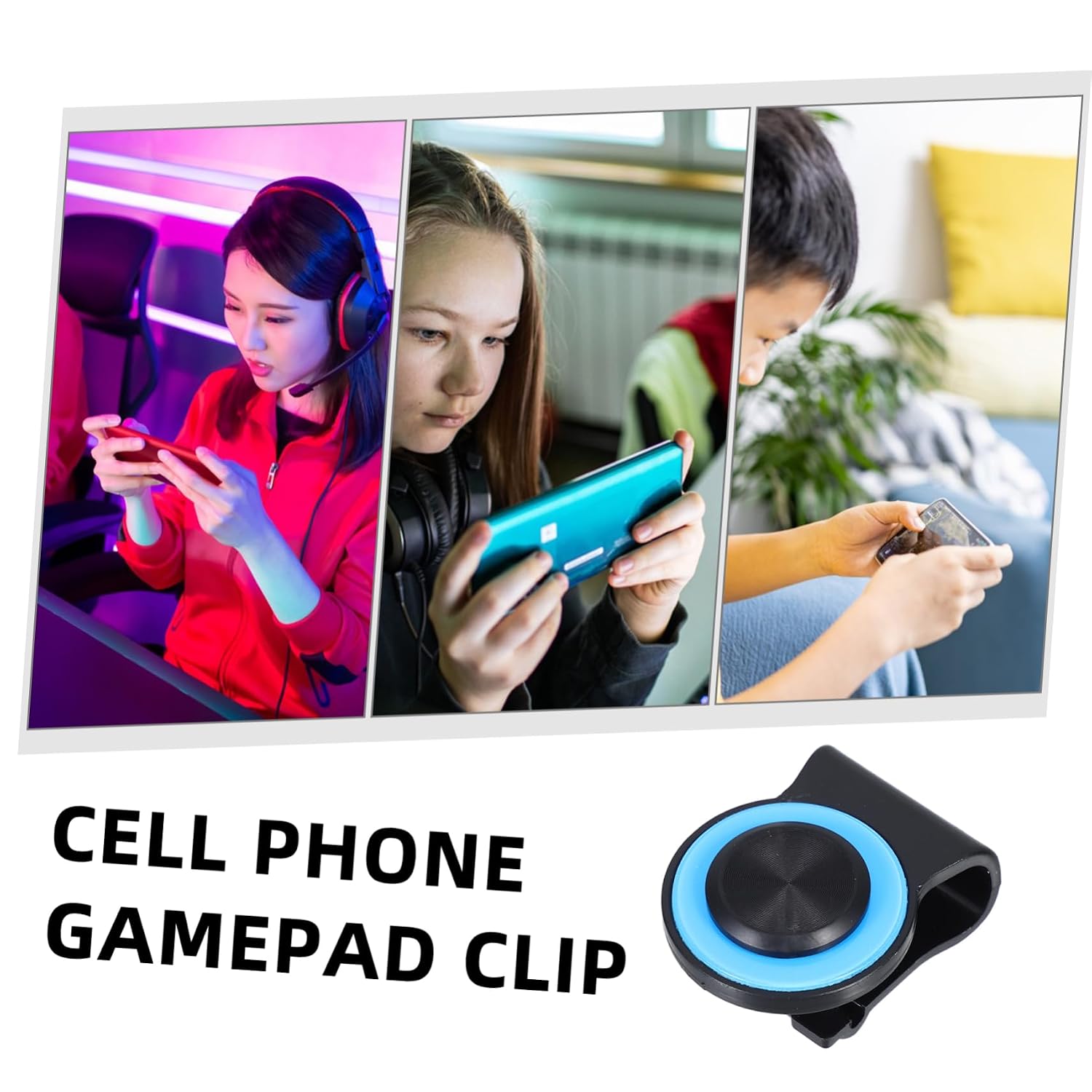 UTHCLO Plastic Mobile Game Controller Trigger Clip for Cell Phone Sensitive Gamepad for Mobile Gaming Compatible Multiple Phone Models Tool for Enhanced Performance