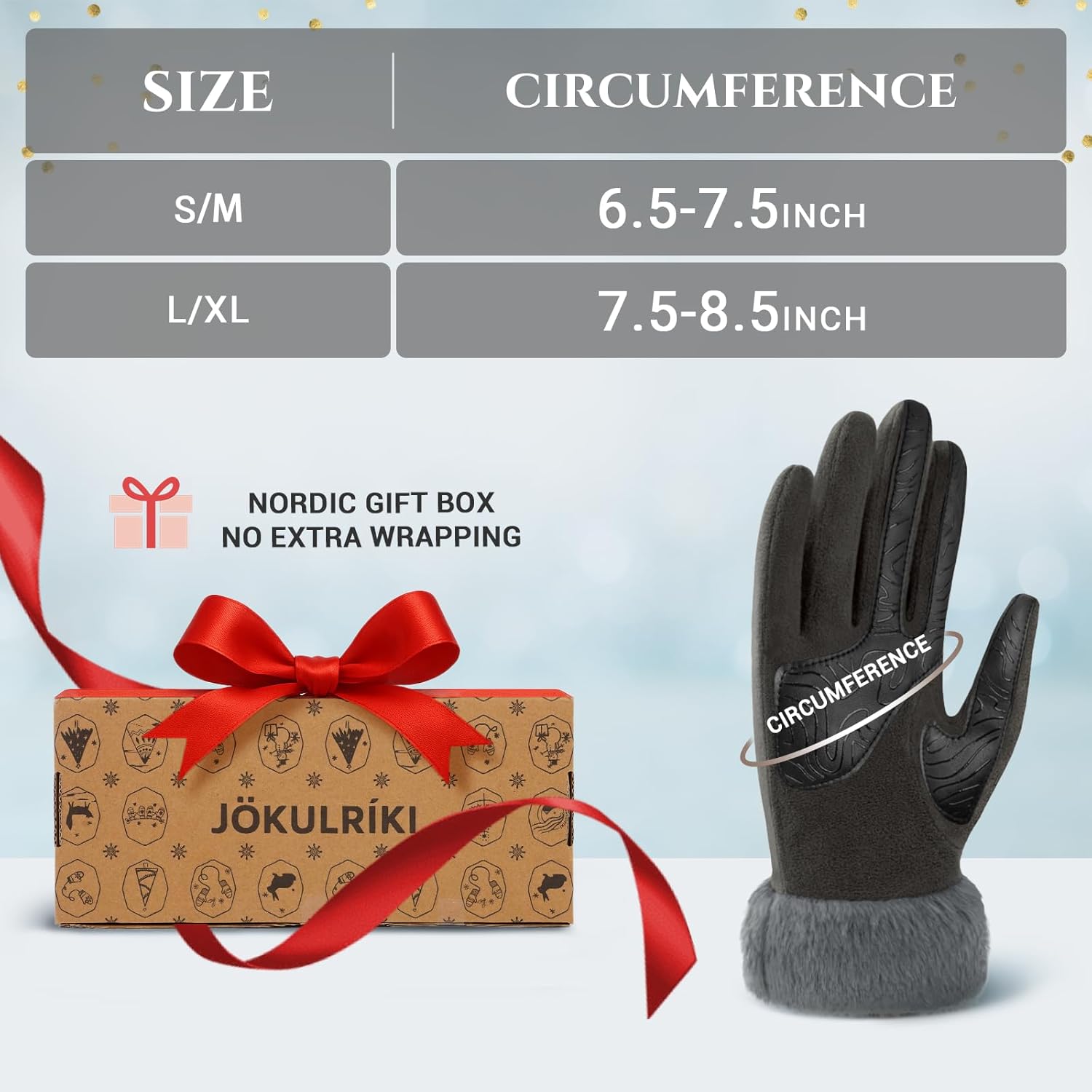 Women's Fleece Gloves Warm Winter Stretch Touchscreen Glove Microsuede with Faux Fur Cuff for Cold Weather - Image 5