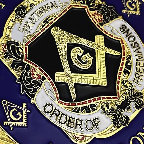 Miniatura 6 de Glamtune Moneda de desafío masónico Maestro Masonería Masonería Hermandad Moneda